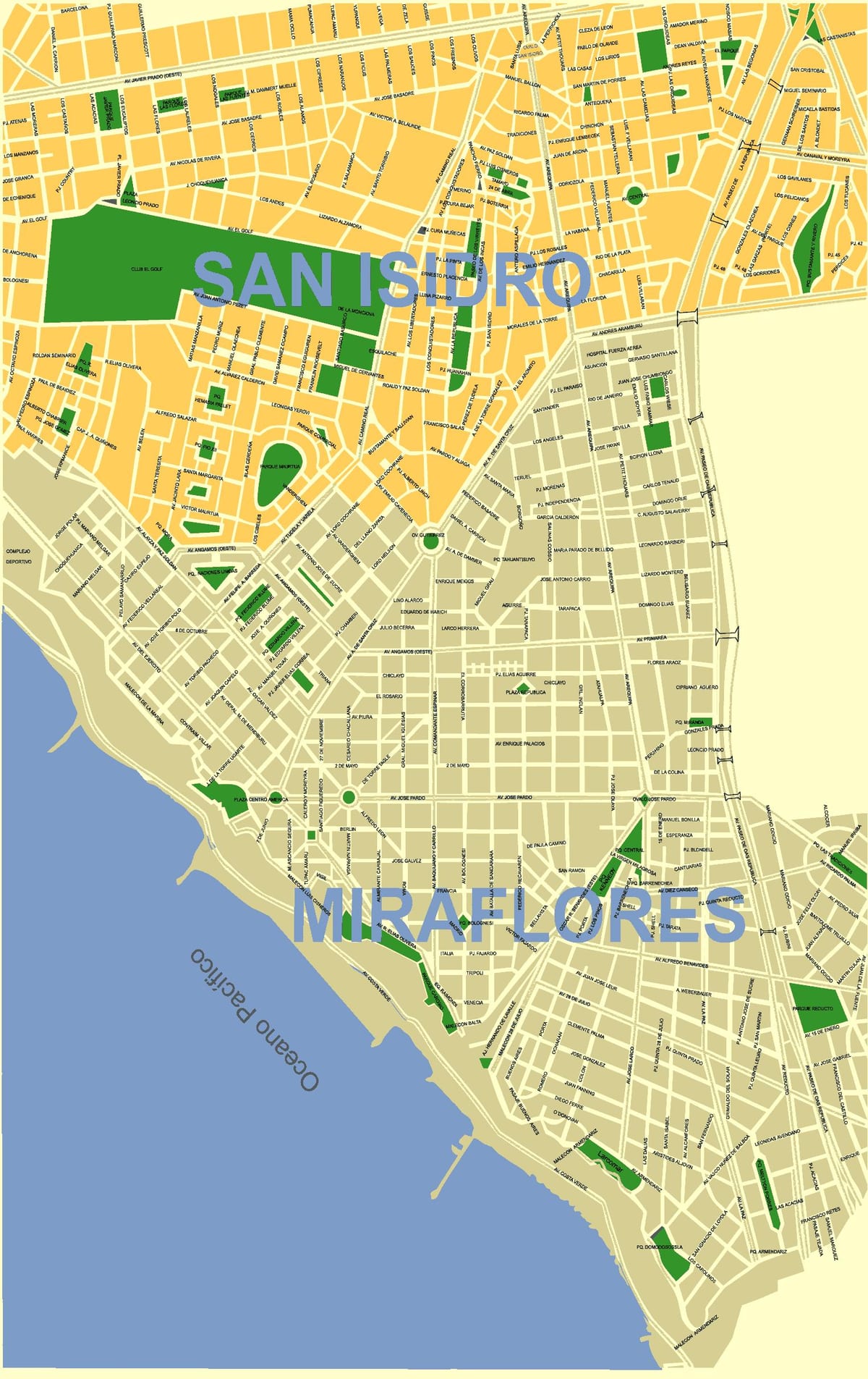 Karte ima peru rajonos