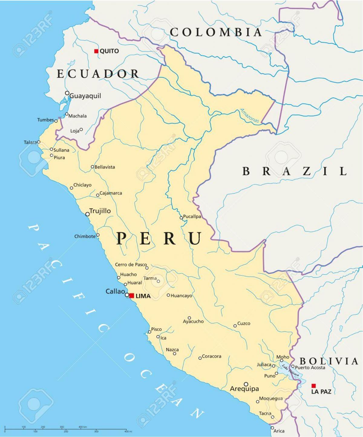 Karte Lima