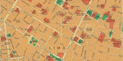 Limas pilsētas karte