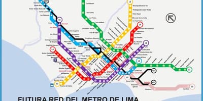 Karte metropolitano Lima