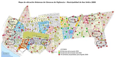 Karte san isidro Lima